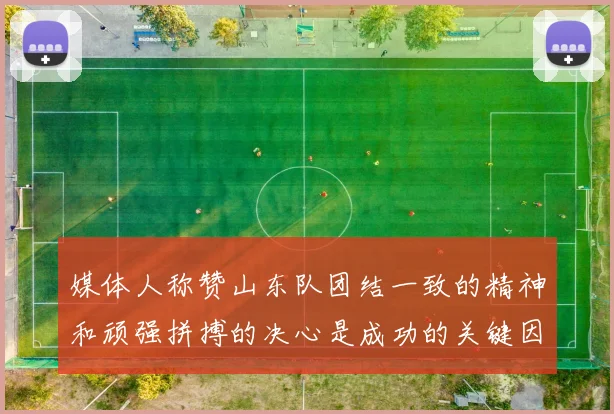 媒体人称赞山东队团结一致的精神和顽强拼搏的决心是成功的关键因素